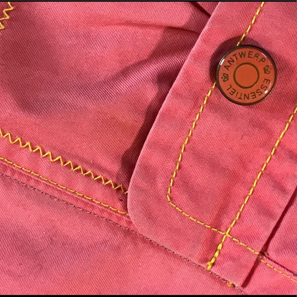 Peach brushed cotton blazer - Picture 3 of 7